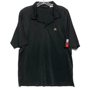 McDonalds Apparel Collection Employee Polo Shirt Men M Work Uniform Professional